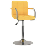 Tabouret de bar Jaune Tissu