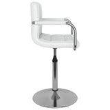 Tabouret de bar Blanc Similicuir