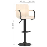 Tabouret de bar Crème Tissu