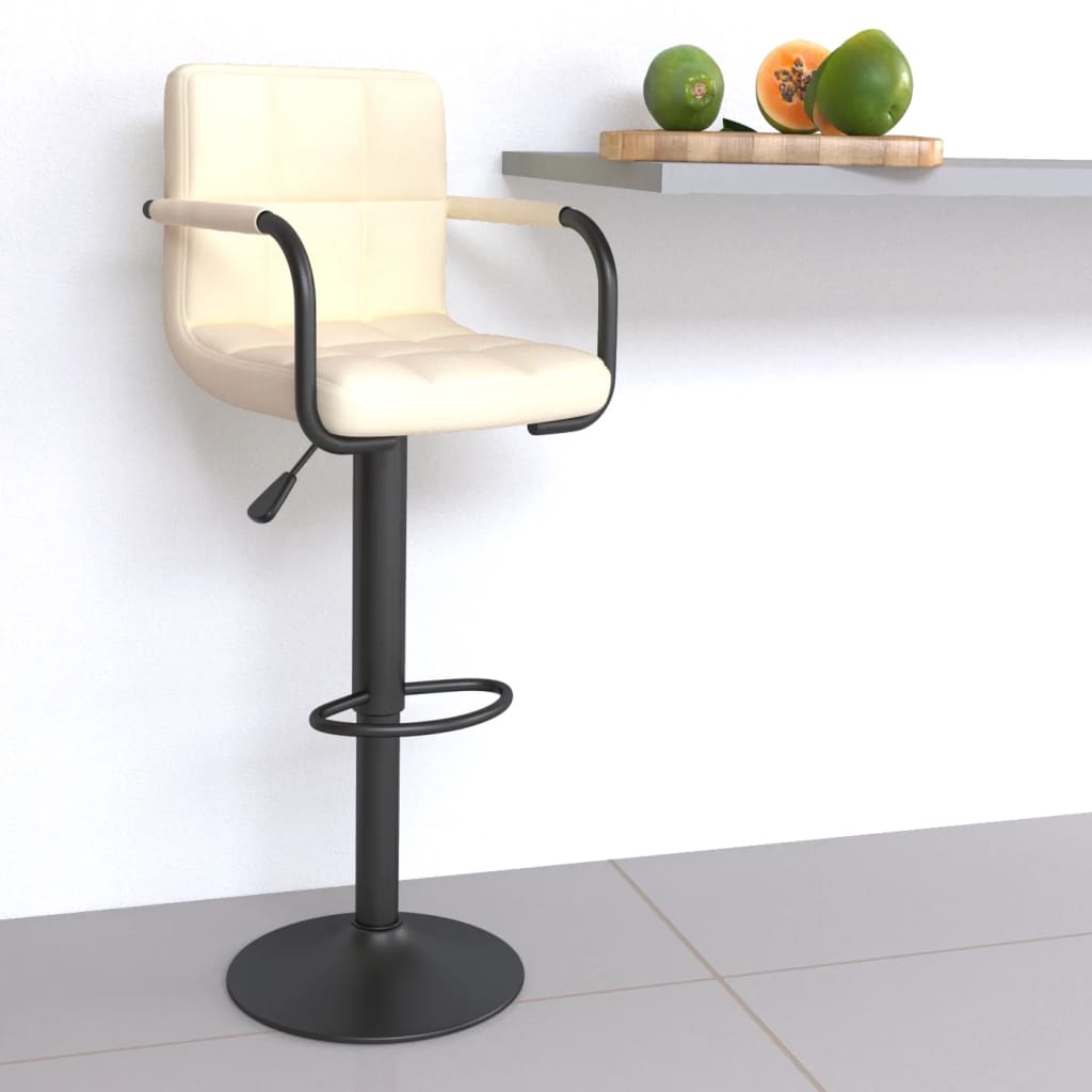 Tabouret de bar Crème Tissu