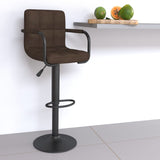 Brown Fabric Bar Stool