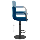 Tabouret de bar Bleu Tissu