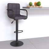 Tabouret de bar Taupe Tissu