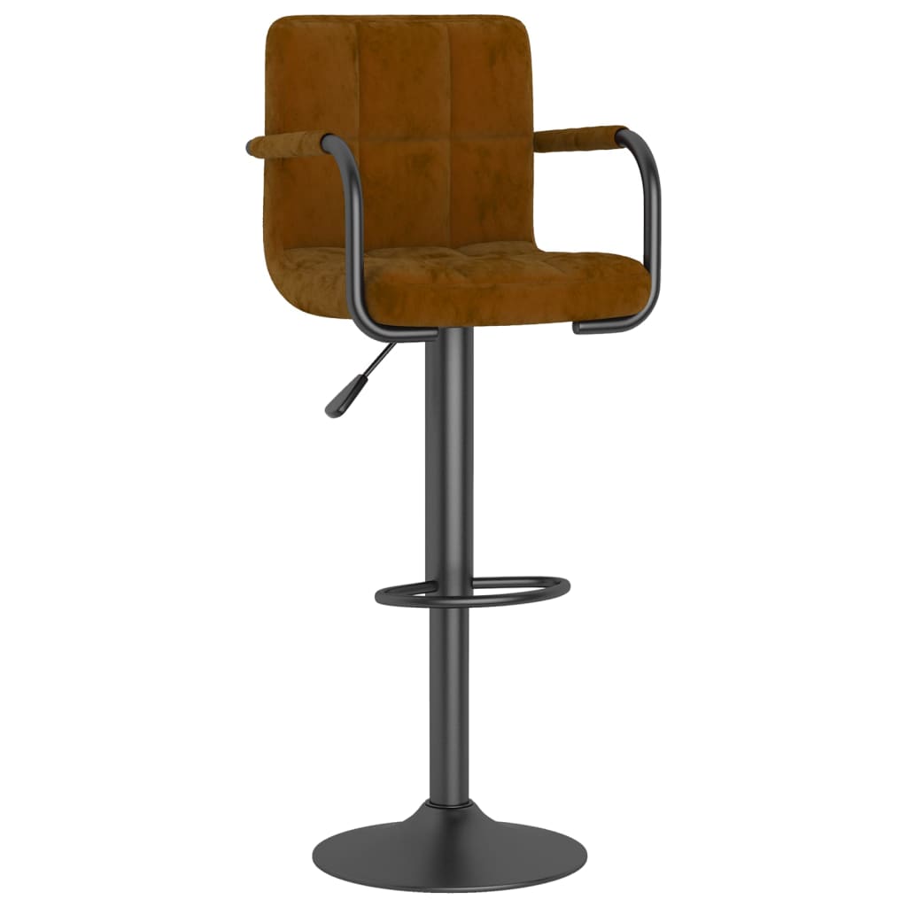 Tabouret de bar Marron Velours