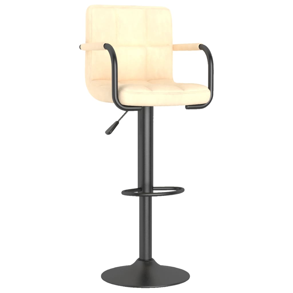 Tabouret de bar Crème Velours