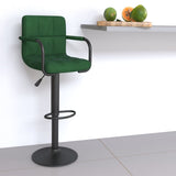 Tabouret de bar Vert foncé Velours