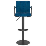 Tabouret de bar Bleu Velours