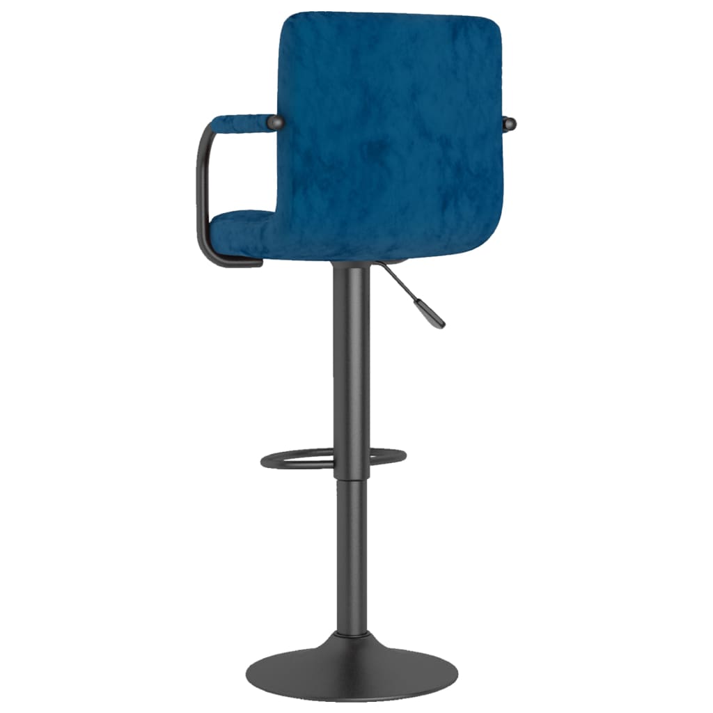 Tabouret de bar Bleu Velours