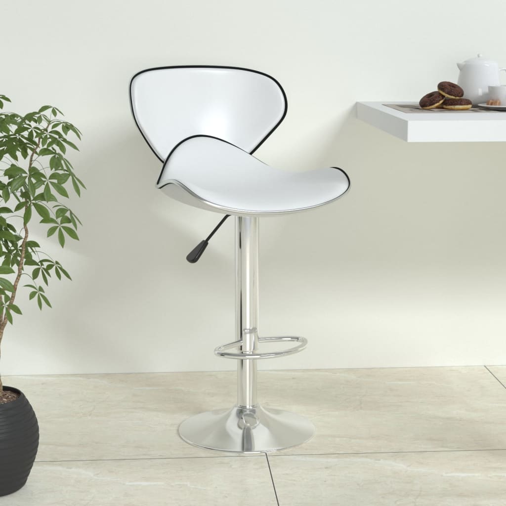 Tabouret de bar Blanc Similicuir