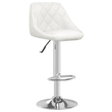 Tabouret de bar Blanc Similicuir