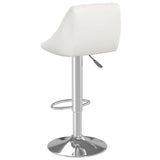 Tabouret de bar Blanc Similicuir