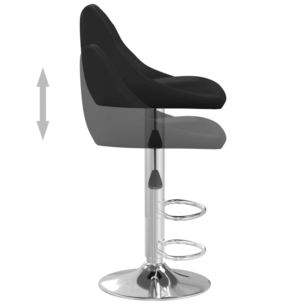 Tabouret de bar Noir Similicuir