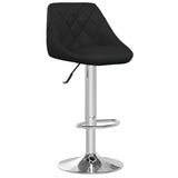 Tabourets de bar lot de 2 noir similicuir