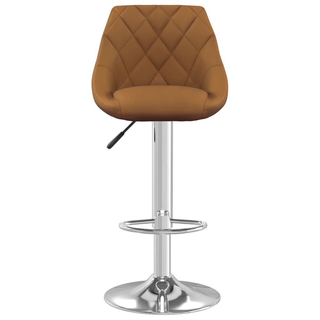 Tabouret de bar Marron Velours