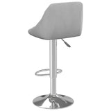 Tabouret de bar Gris clair Velours