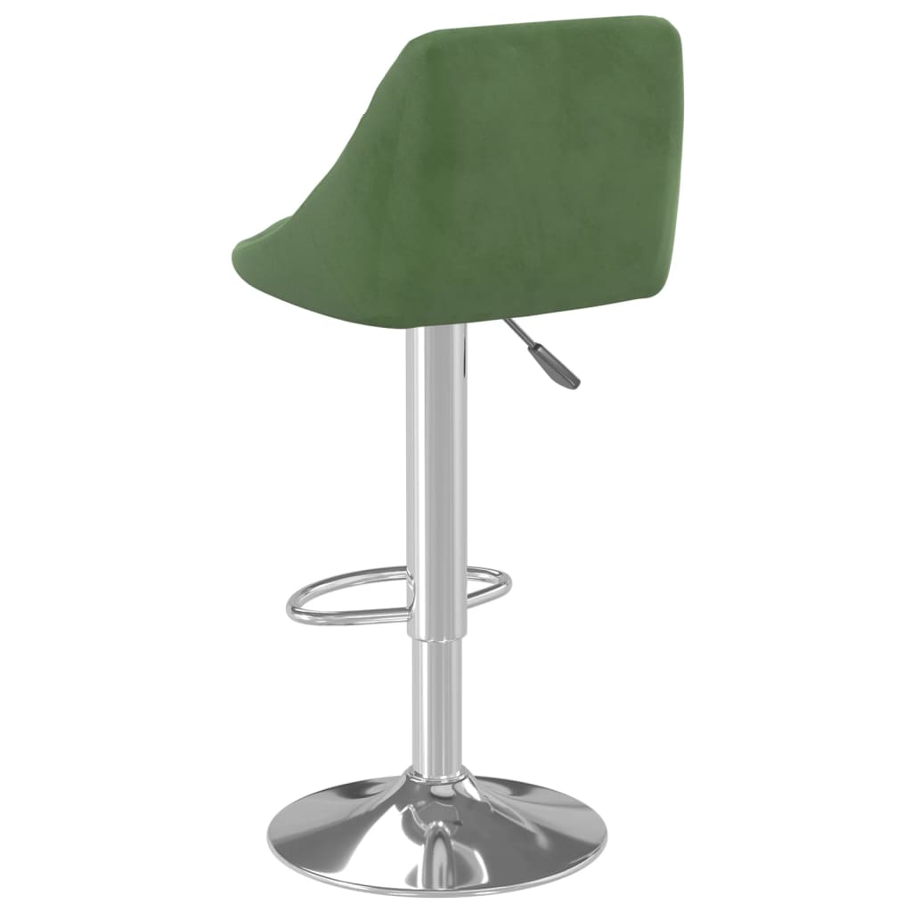 Tabouret de bar Vert foncé Velours