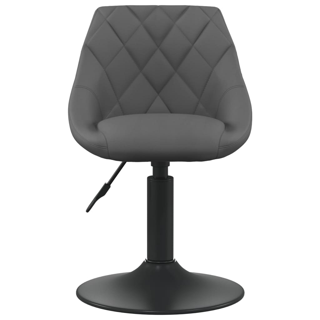 Tabouret de bar Gris foncé Velours