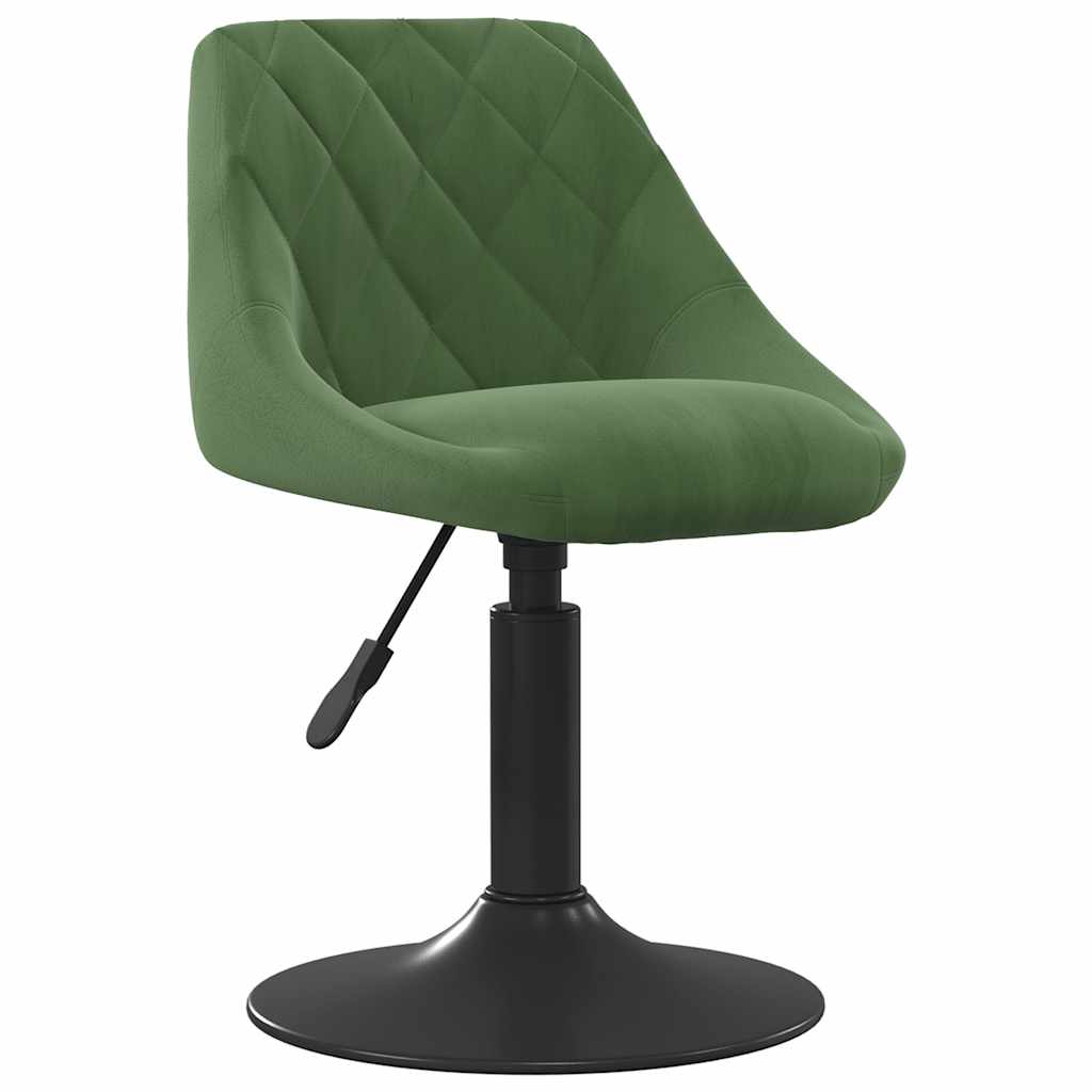 Tabouret de bar Vert foncé Velours