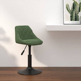 Tabouret de bar Vert foncé Velours