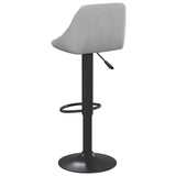 Tabouret de bar Gris clair Velours