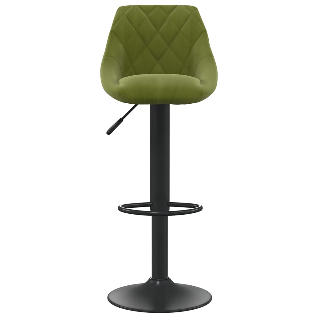 Tabouret de bar Vert clair Velours