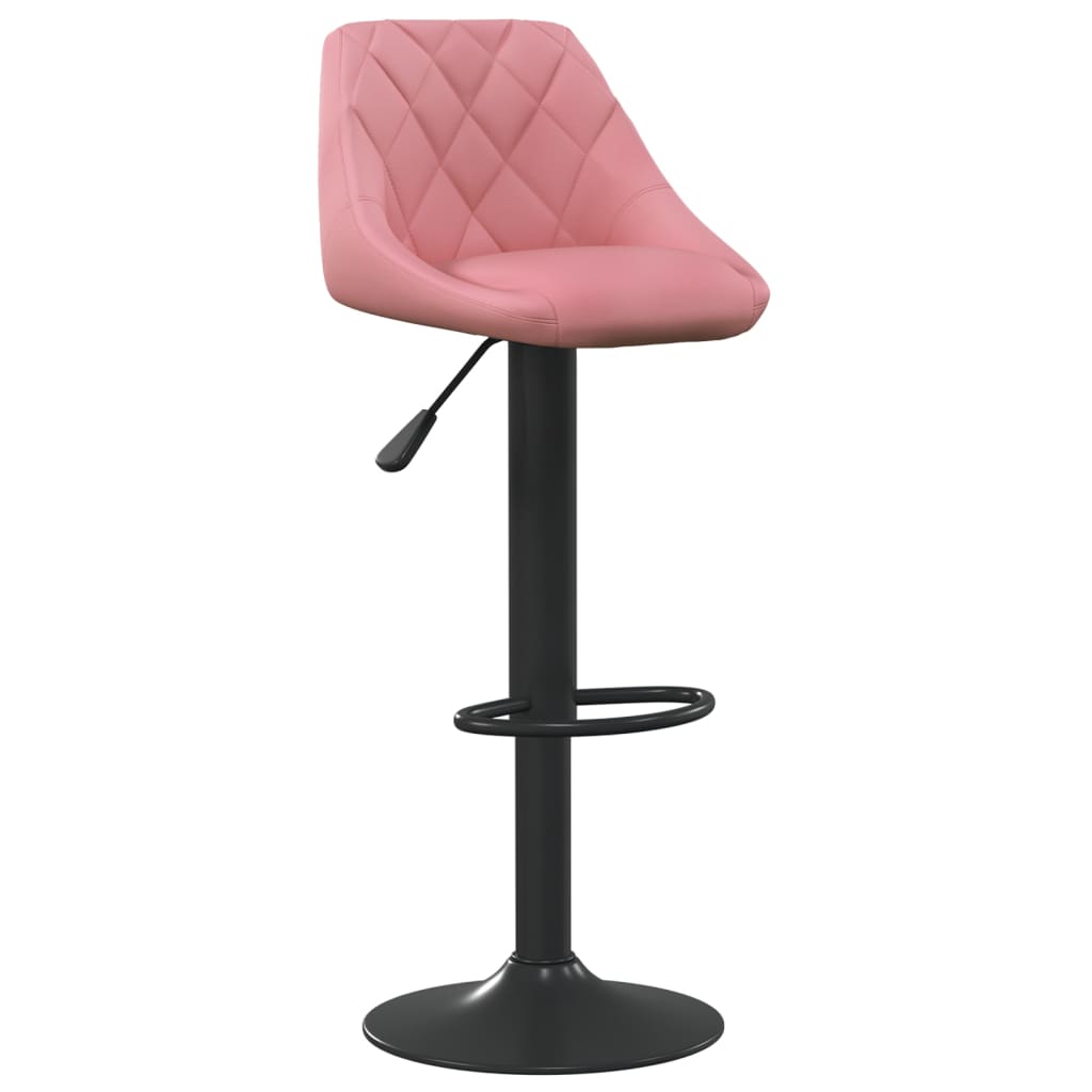 Tabouret de bar Rose Velours