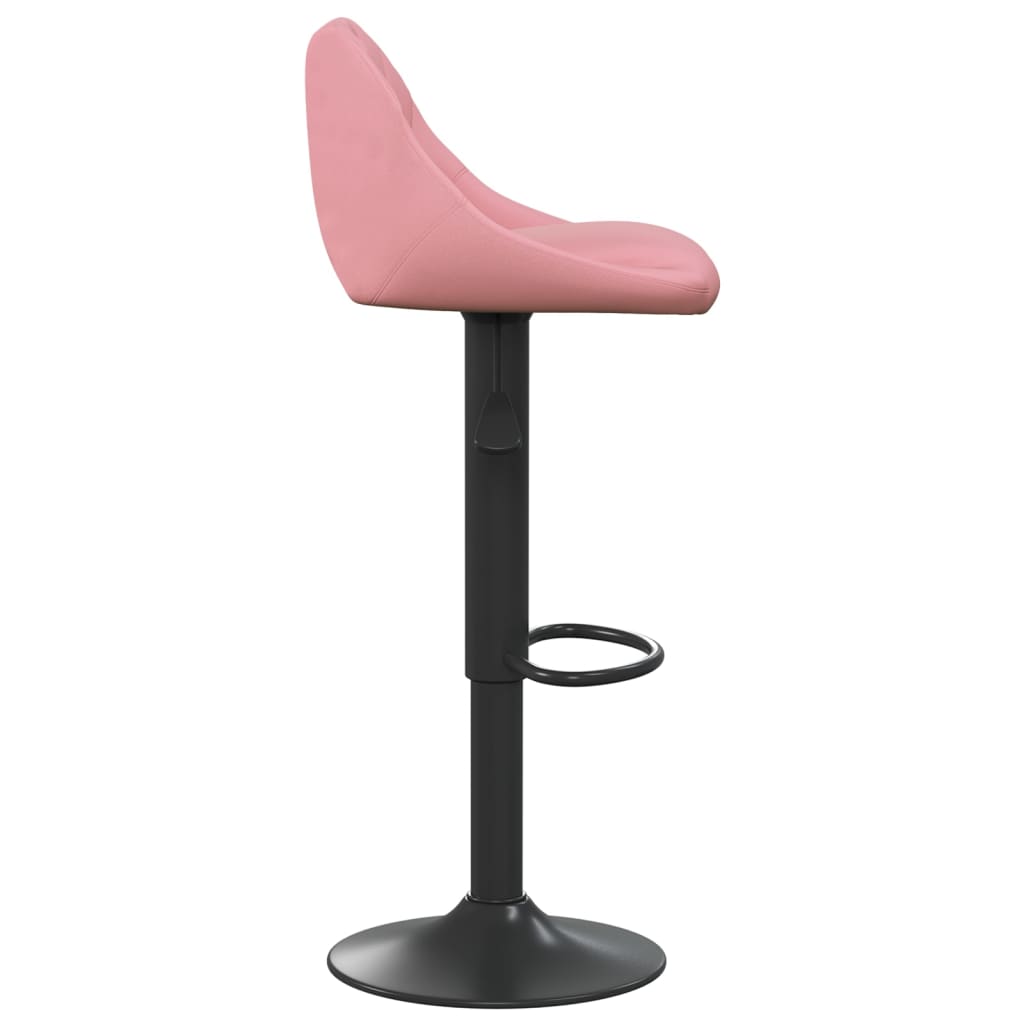 Tabouret de bar Rose Velours