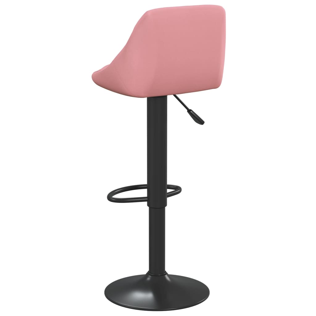 Tabouret de bar Rose Velours