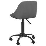 Dark Grey Velvet Dining Chair