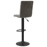 Tabouret de bar Gris foncé Velours