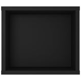 Meuble TV suspendu Noir 100x30x26,5 cm Bois d’ingénierie