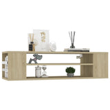 Wall-mounted TV cabinet Sonoma oak 100x30x26.5 cm Engineered wood