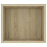 Meuble TV suspendu Chêne sonoma 100x30x26,5 cm Bois ingénierie