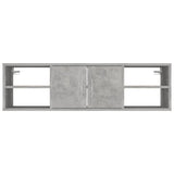 Étagère murale Gris béton 102x30x29 cm Bois d’ingénierie