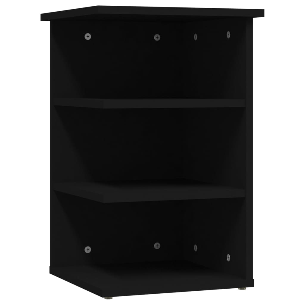 Side cabinet Black 35x35x55 cm Chipboard