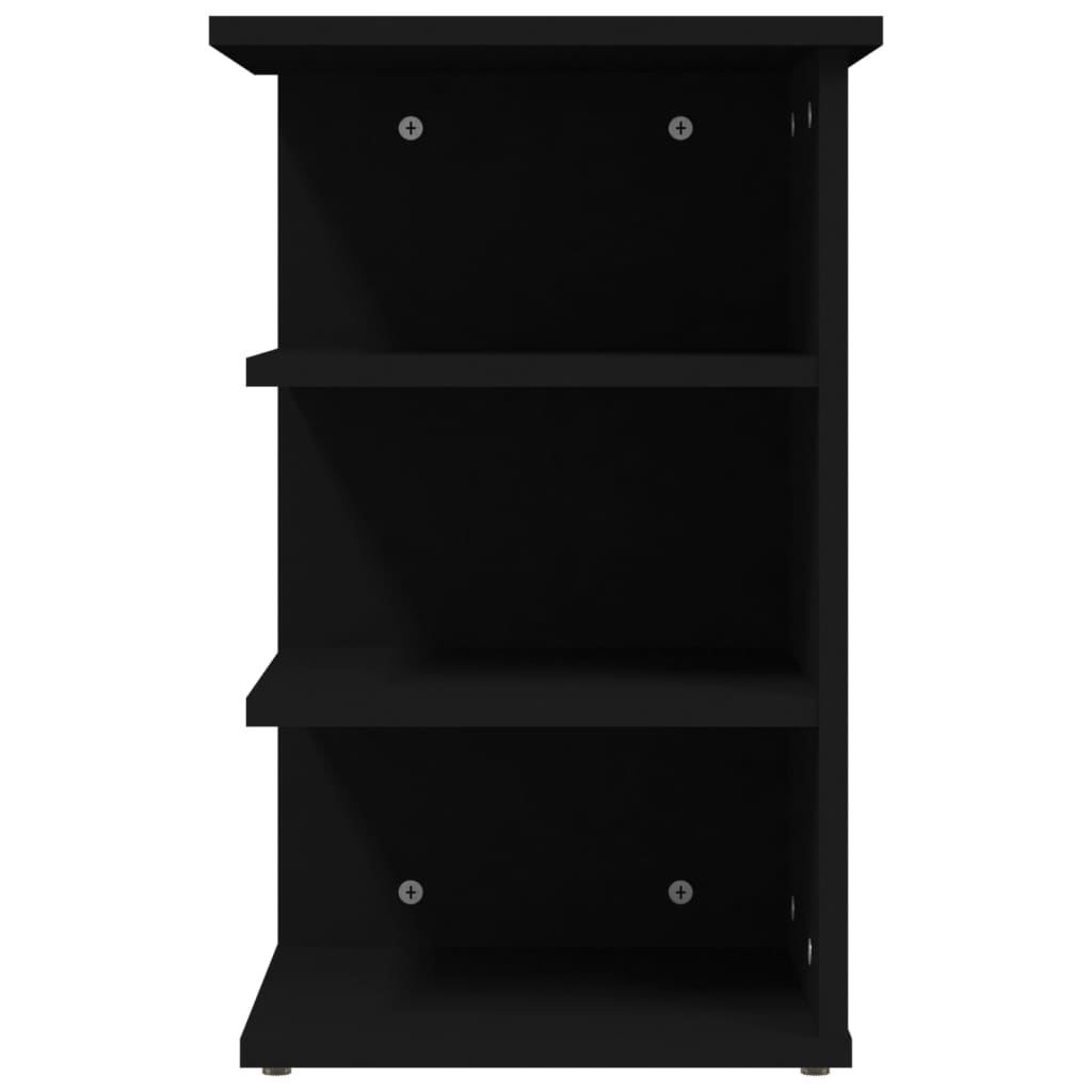 Side cabinet Black 35x35x55 cm Chipboard