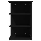 Side cabinet Black 35x35x55 cm Chipboard