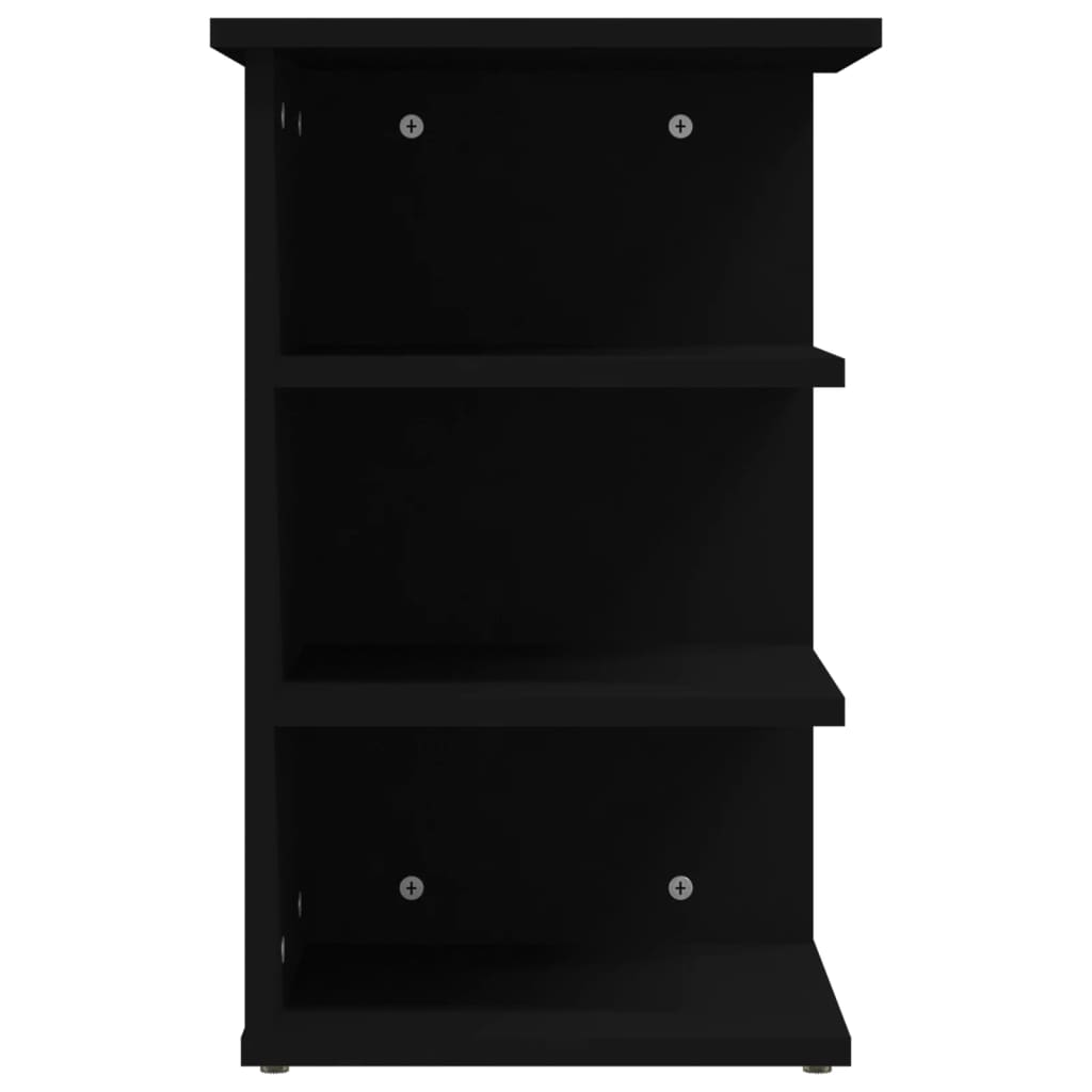 Side cabinet Black 35x35x55 cm Chipboard