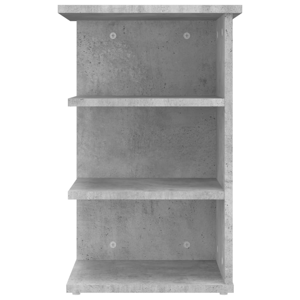 Armoire latérale Gris béton 35x35x55 cm Aggloméré