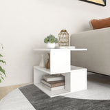 White side table 40x40x40 cm chipboard