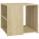 Table d'appoint chêne sonoma 50x50x45 cm bois d'ingénierie