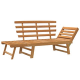 Banc de jardin 2-en-1 190 cm Bois solide d'acacia