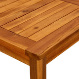 Table basse de jardin 45x45x36 cm Bois solide d'acacia