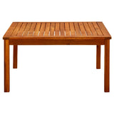 Table basse de jardin 85x85x45 cm Bois solide d'acacia