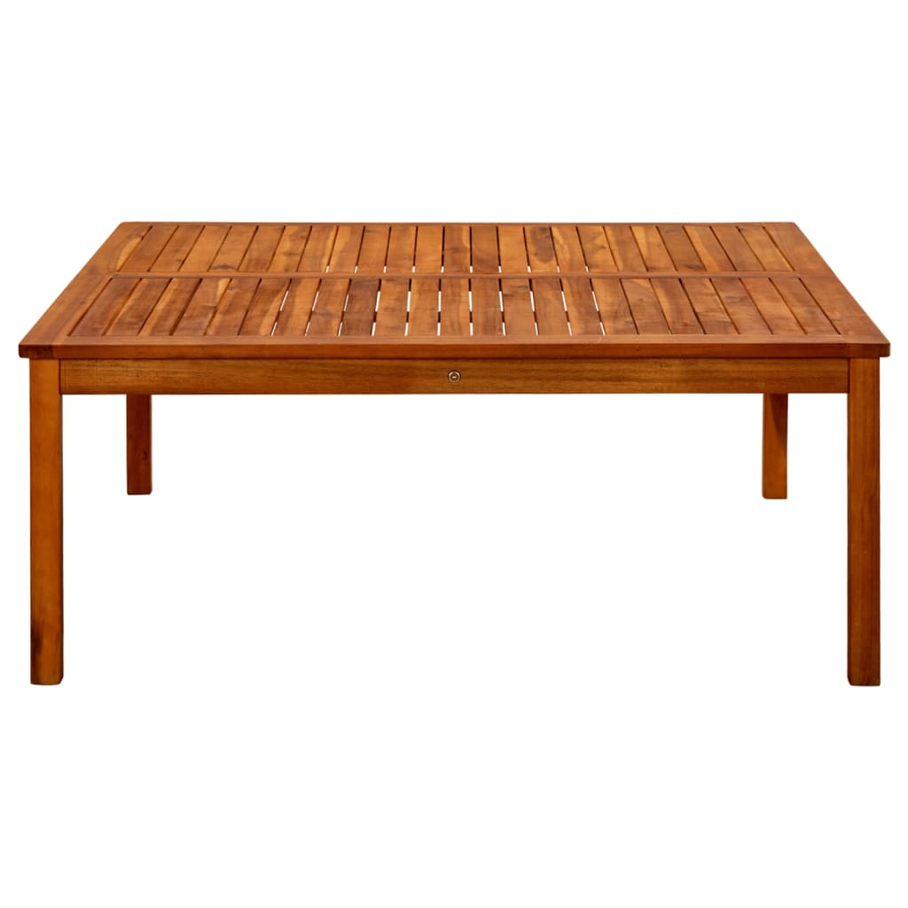 Table basse de jardin 110x110x45 cm Bois solide d'acacia