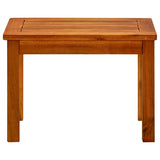 Table basse de jardin 50x35x36 cm Bois solide d'acacia