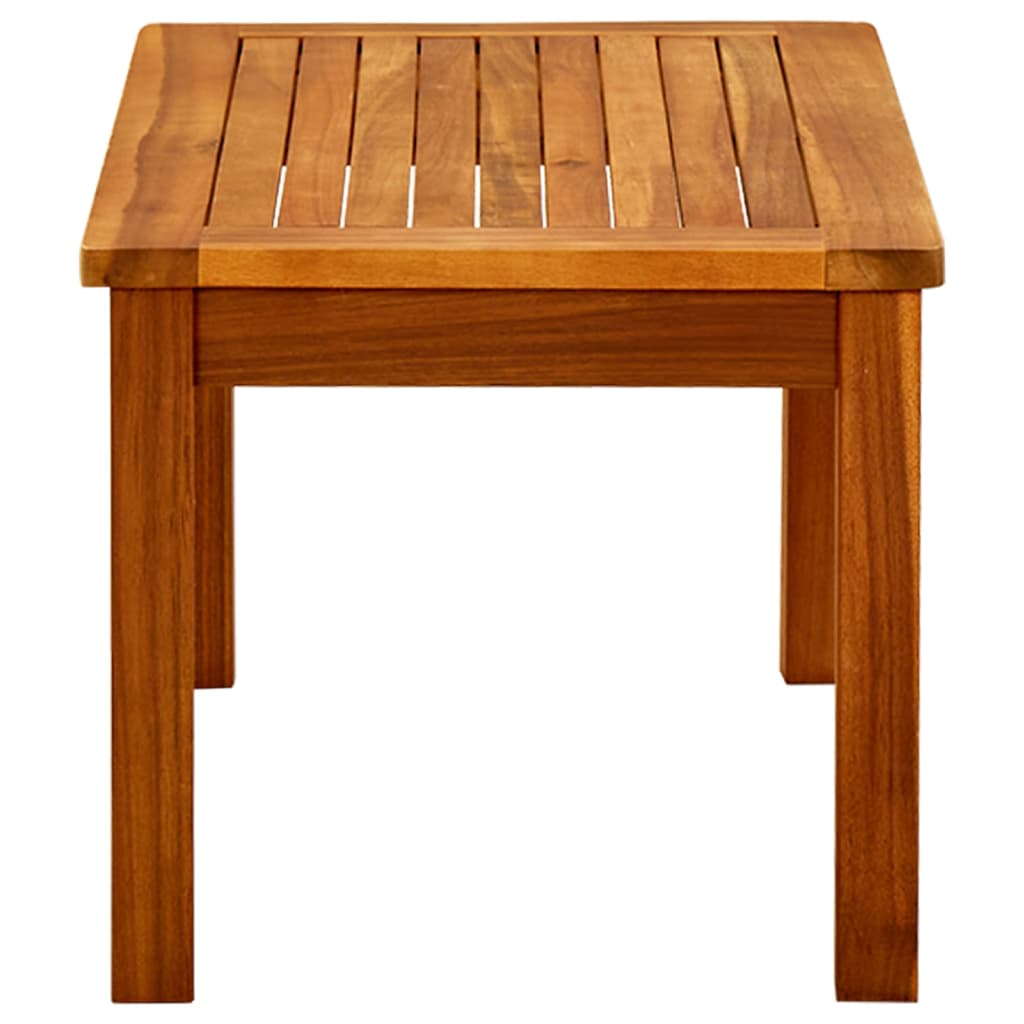 Table basse de jardin 70x40x36 cm Bois solide d'acacia