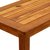 Table console de jardin 80x35x75 cm Bois d'acacia solide