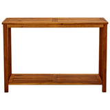 Table console de jardin 110x40x75 cm Bois d'acacia solide