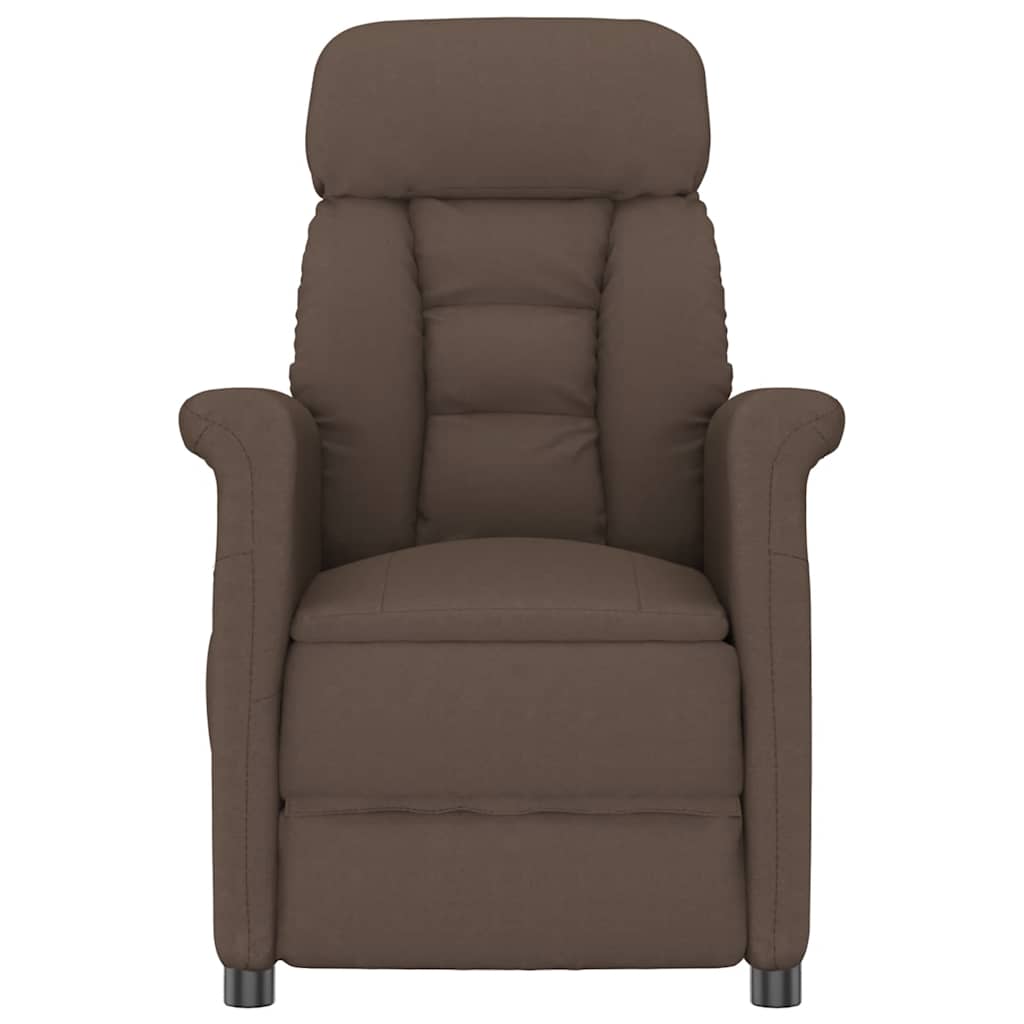 Fauteuil de massage électrique Marron Similicuir daim